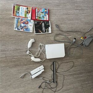 Nintendo Wii Console with Games and Accessories